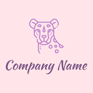 Cheetah on a Misty Rose background - Animais e Pets