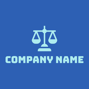 Balance logo on a Cerulean Blue background - Negócios & Consultoria