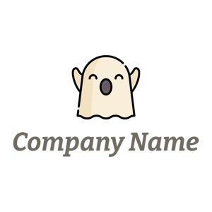 Ghost logo on a White background - Abstracto