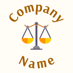Libra logo on a Floral White background - Abstract