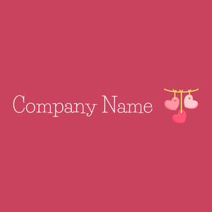 Hearts logo on a Mandy background - Computer