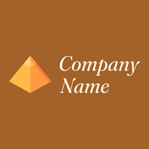 Pyramid logo on a Rich Gold background - Abstrait