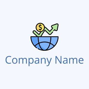 Development logo on a Alice Blue background - Negócios & Consultoria