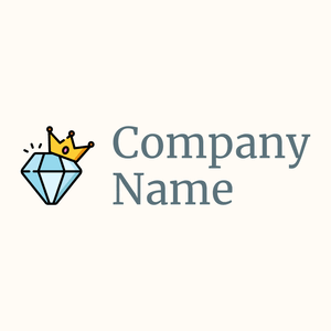 Crown Diamond on a Floral White background - Moda & Belleza