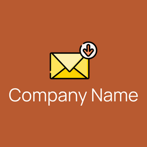 Inbox logo on a Fiery Orange background - Comunicaciones