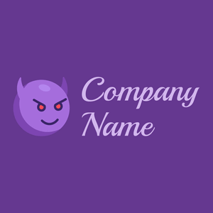 Medium Purple Devil on a Daisy Bush background
