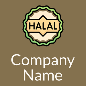 Halal logo on a Shadow background - Food & Drink