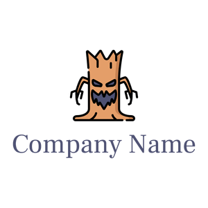 Monster logo on a White background - Abstrato