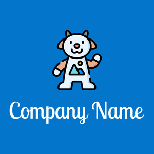 Mascot logo on a Navy Blue background - Entertainment & Kunst