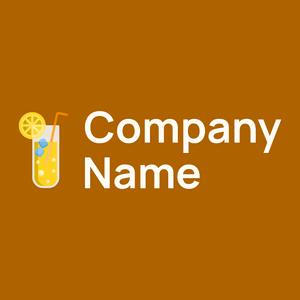Lemonade logo on a Tenne (Tawny) background - Comida & Bebida