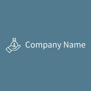 Profit logo on a Wedgewood background - Handel & Beratung