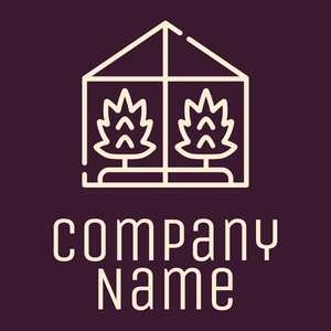Farm logo on a Blackberry background - Medisch & Farmaceutisch
