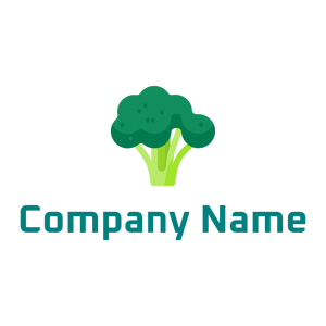 Broccoli logo on a White background - Landwirtschaft