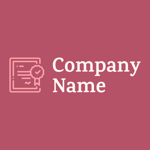 Certificate logo on a red background - Business & Consulting