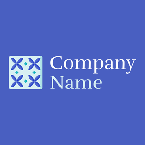 Tile logo on a Free Speech Blue background - Abstrait