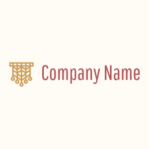 Macrame logo on a Floral White background - Arte & Intrattenimento