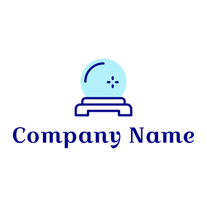 Magic ball logo on a White background - Abstrait