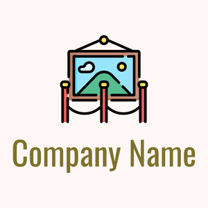 Museum logo on a Snow background - Medio ambiente & Ecología
