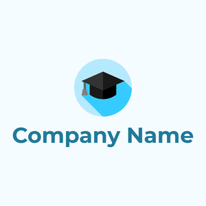 Columbia Blue Graduation on a Alice Blue background - Onderwijs