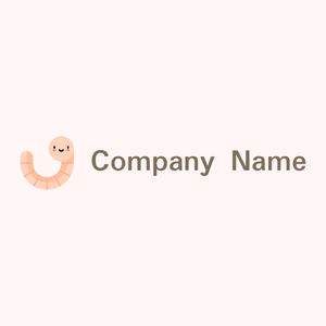 Worm on a Snow background