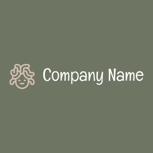 Medusa logo on a Willow Grove background - Abstrato