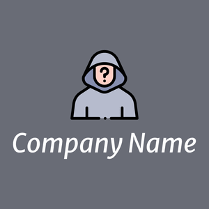 Hacker logo on a Raven background - Abstrato
