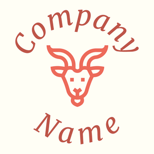 Capricorn logo on a yellow background - Abstrato