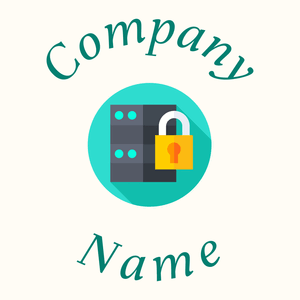 Data logo on a Floral White background - Internet