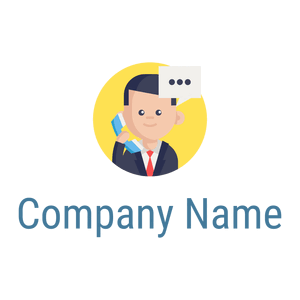 Call logo on a White background - Negócios & Consultoria