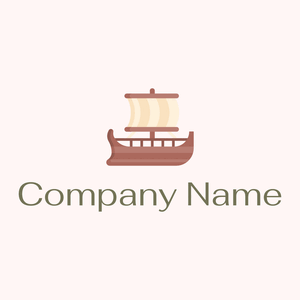 Trireme on a Snow background - Abstrakt