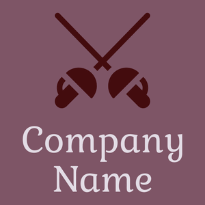 Fencing logo on a Cosmic background - Esportes