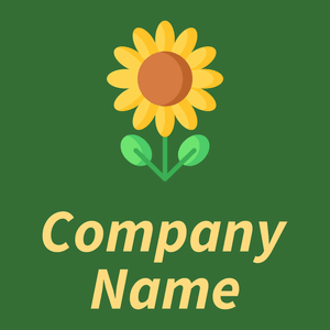 Sunflower logo on a Japanese Laurel background - Landbouw