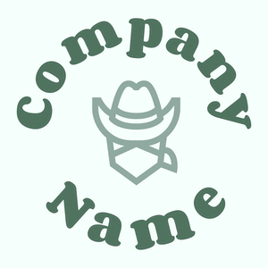 Cowboy on a Mint Cream background - Abstracto
