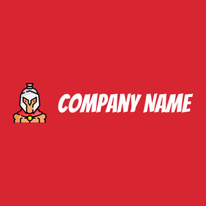 Spartan logo on a Alizarin background - Arte & Intrattenimento