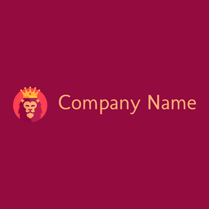 Lion logo on a Jazzberry Jam background - Politica
