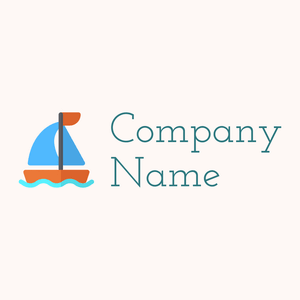 Boat logo on a Seashell background - Automobili & Veicoli