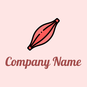 Muscle logo on a Misty Rose background - Medical & Farmacia