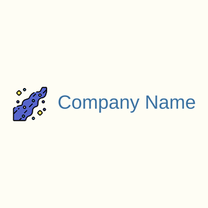 Milky way logo on a Ivory background - Abstracto