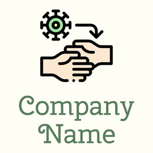 Contagious logo on a Ivory background - Medical & Farmacia