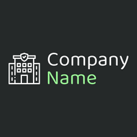 Insurance company logo on a Woodsmoke background - Costruzioni & Strumenti