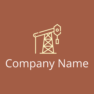 Mining industry logo on a Crail background - Negócios & Consultoria