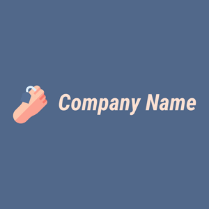 Tag logo on a Wedgewood background - Hospital & Farmácia