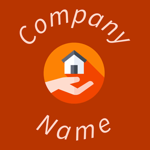 Agent logo on a Tenne (Tawny) background - Immobilien & Hypotheken