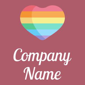 Pride logo on a Blush background - Partnervermittlung
