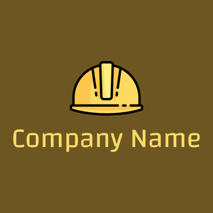 Helmet logo on a Antique Brass background - Construction & Outils