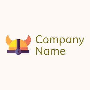 Viking helmet logo on a Seashell background - Sommario