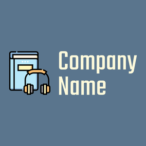 Audio book on a Waikawa Grey background - Computadora