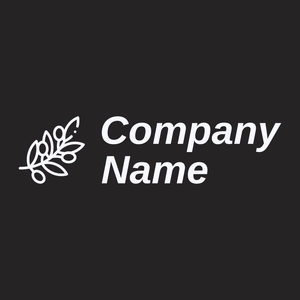 Olive logo on a Nero background - Landwirtschaft