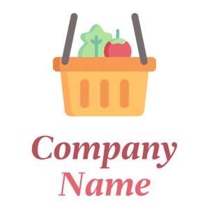 Shopping basket logo on a White background - Imóveis & Hipoteca