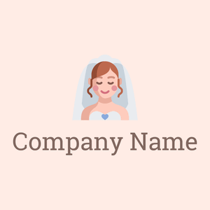 Bride logo on a Misty Rose background - Bruiloft diensten